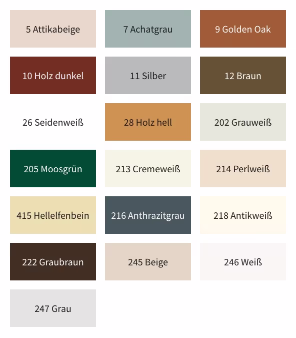 Farbauswahl